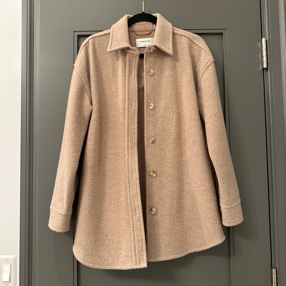 aritzia babaton shirt jacket